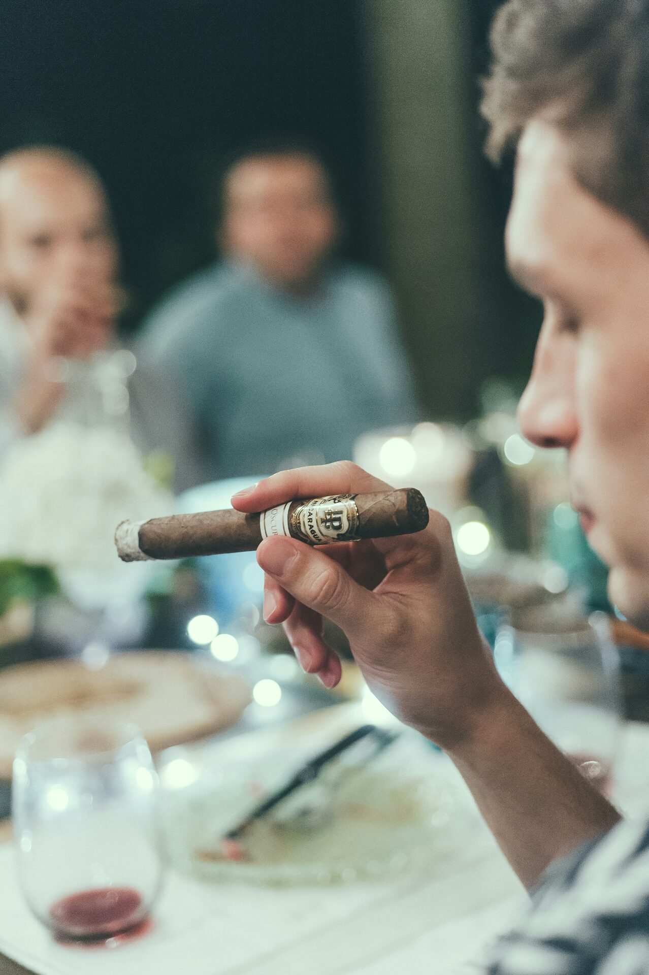 Private cigar lounge rental — premium cigars and whiskey for Montreal bachelor party group