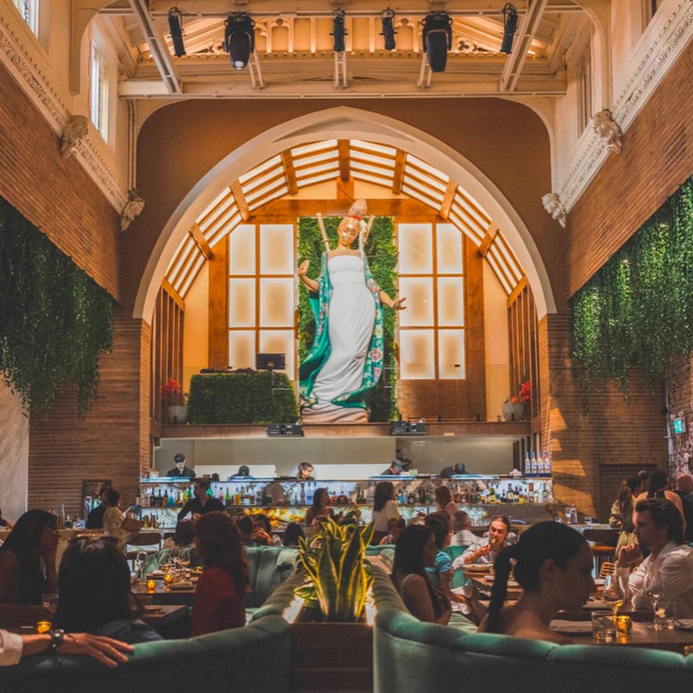 Yoko Luna Montreal — theatrical pan-Asian dining room, the Wall Street group dinner-into-bottle-service room for F1 weekend